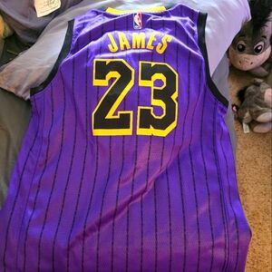 Lakers Lebron James Jersey. KIDS LG